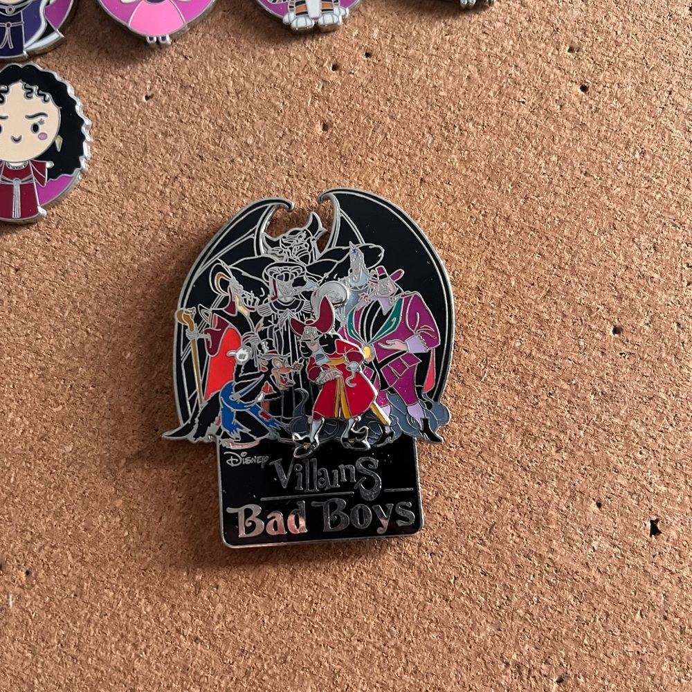Disney Villains Bad Boys Pin